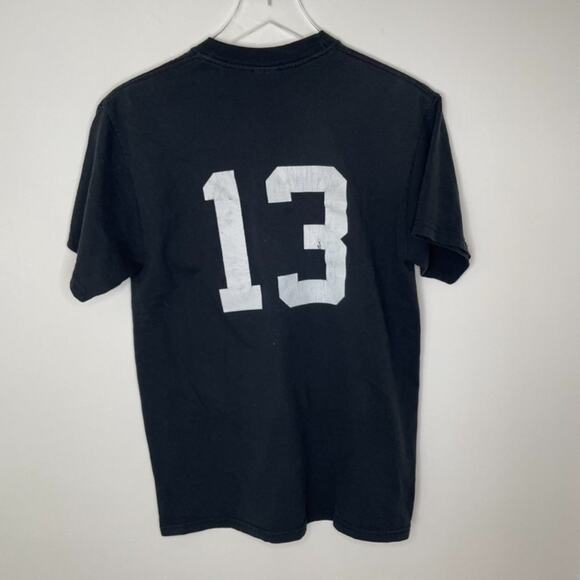 Vintage y2k Mens Jerzees Sports Fireballs Graphic Short Sleeve T Shirt Sz M - Picture 2 of 2